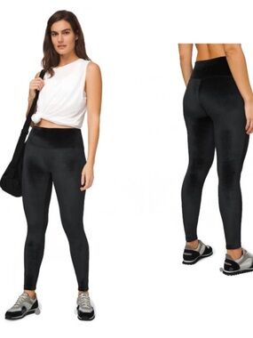 Lululemon Black Velvet Wunder Lounge Legging